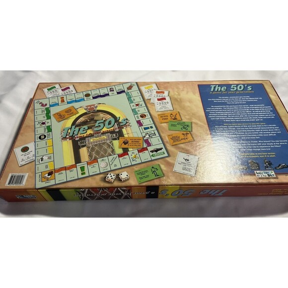 The 50's A Game For Your Generation Board Game Complete Great Condition - Picture 2 of 11